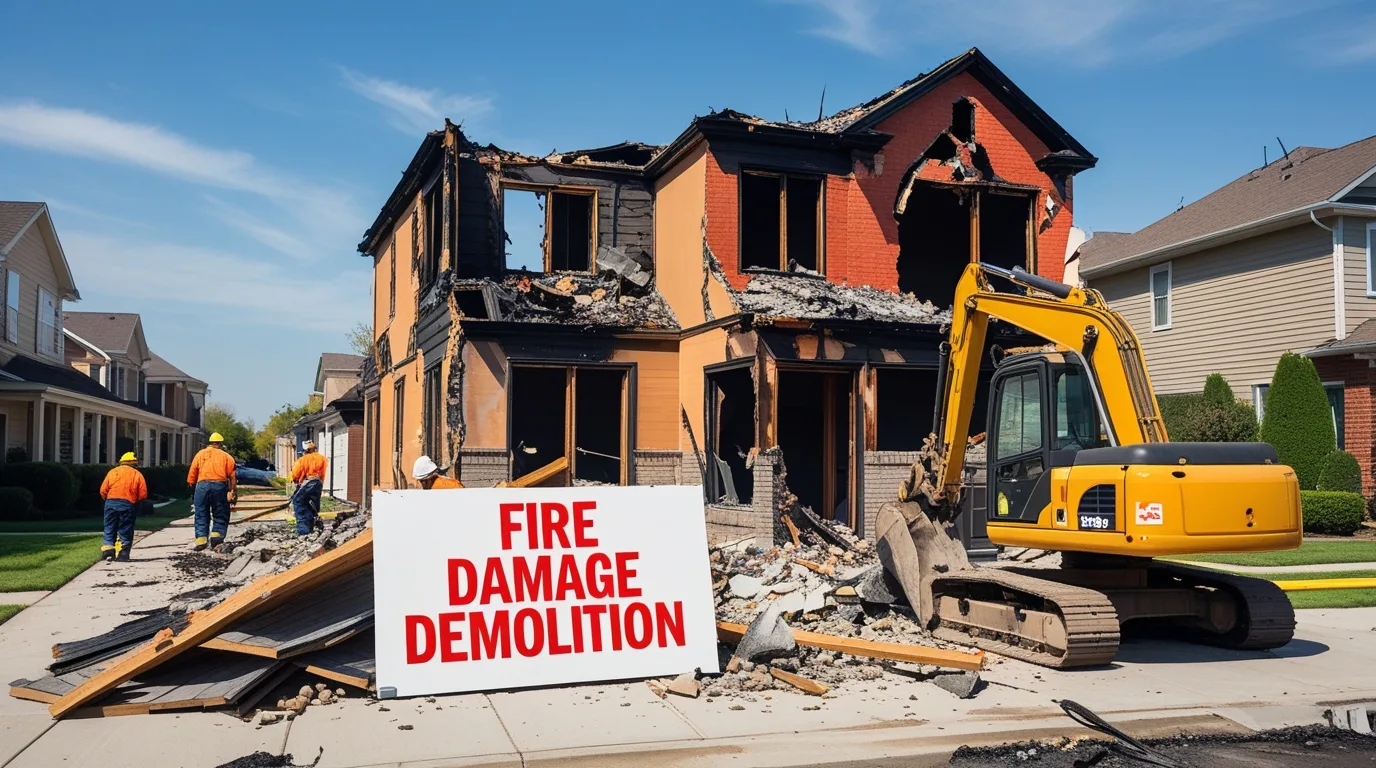 Fire Damage Demolition