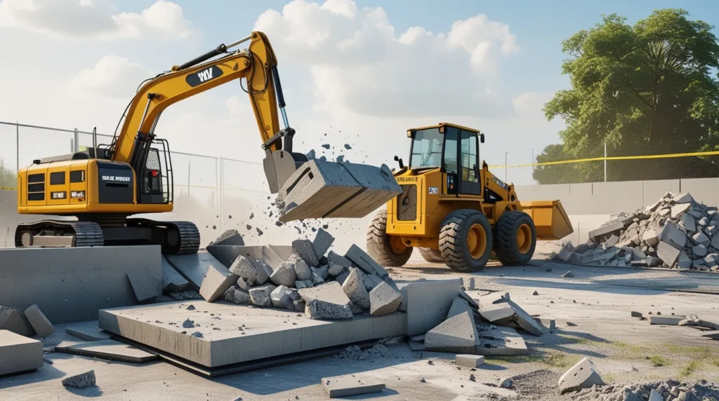 How Demolition by Machines Speeds Up Cleanup