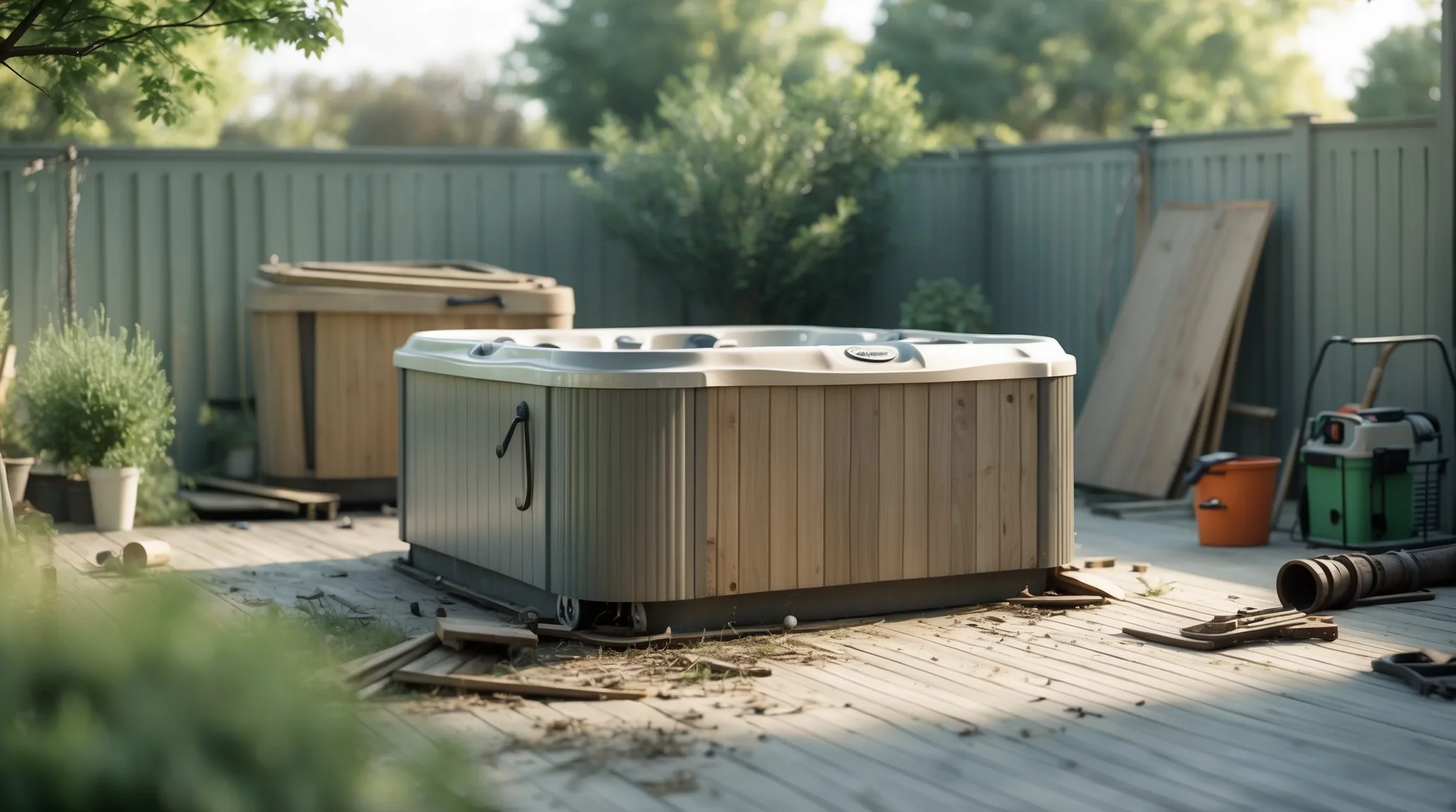 hot tub removal services