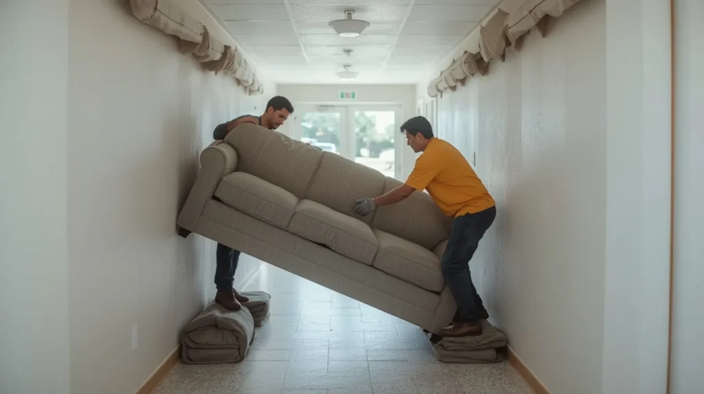 How to Move Large Furniture Through Tight Spaces